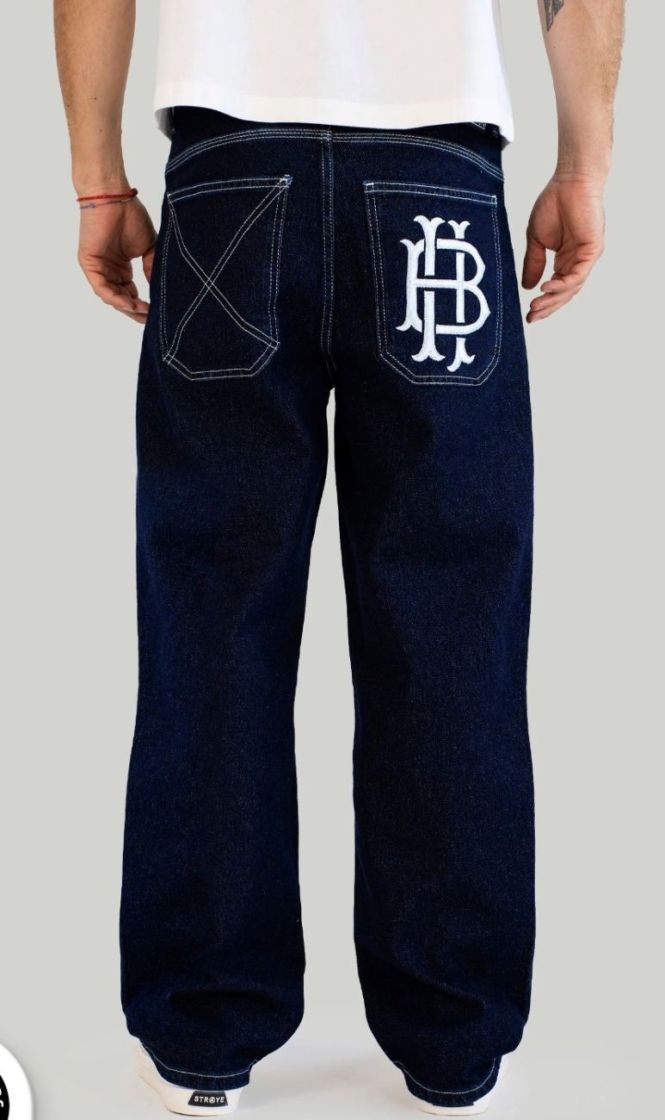 X-tra Baggy Monocrom Denim 80-Indigo