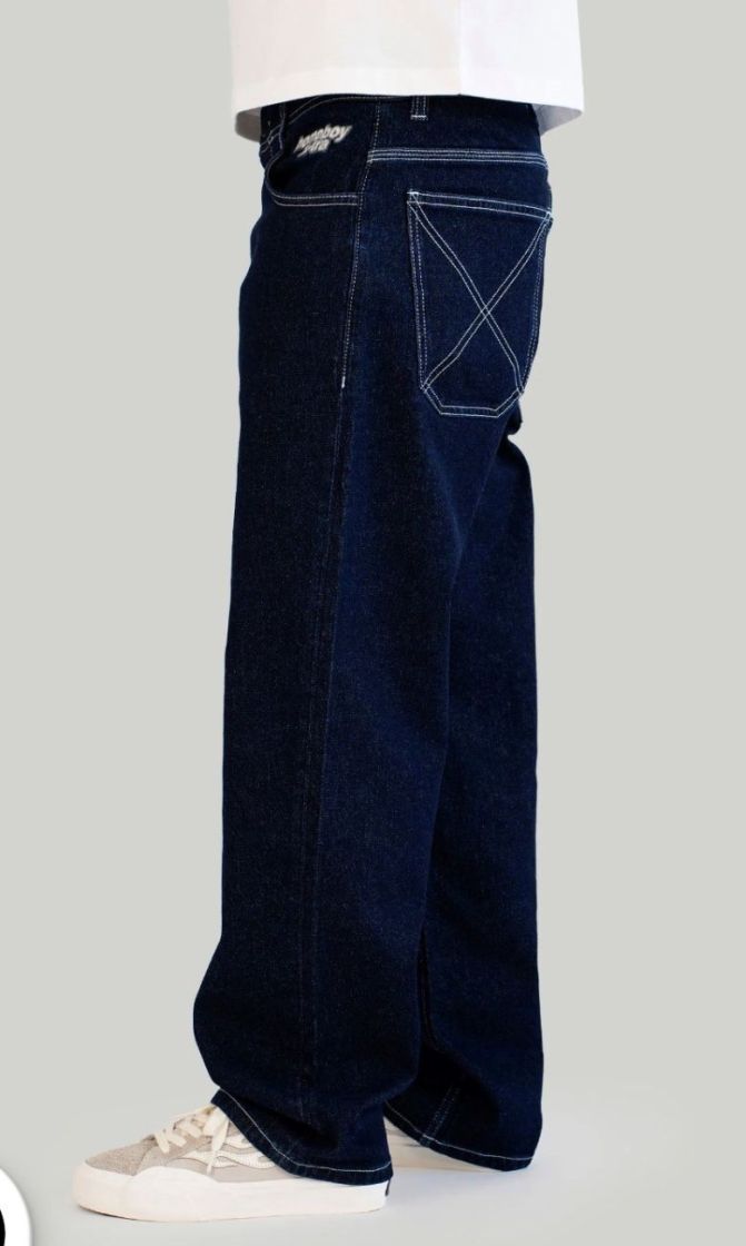 X-tra Baggy Monocrom Denim 80-Indigo