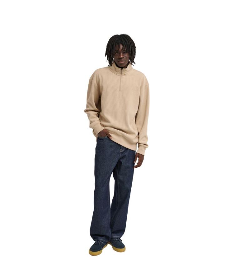 LOWCASE CORDUROY QUARTER ZIP TZE0 HUMUS