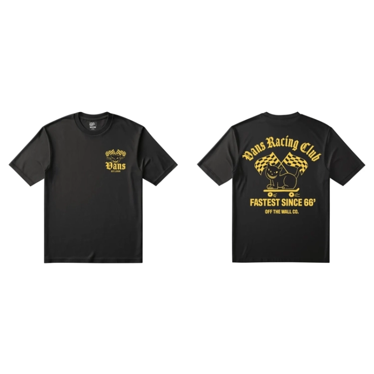 Cat Club SS Tee BLK1 Black