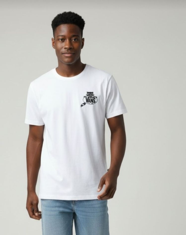 Dumpster Raccoon SS Tee WHT1 White