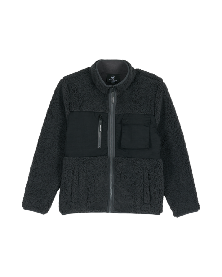 STORM STONE ZIP FLEECE ASB ASPHALT BLA