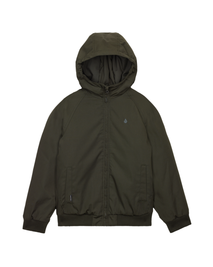 HERNAN 10K JACKET RIB RINSED BLAC