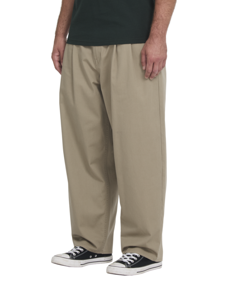 HOLTER PLEAT PANT KHA KHAKI