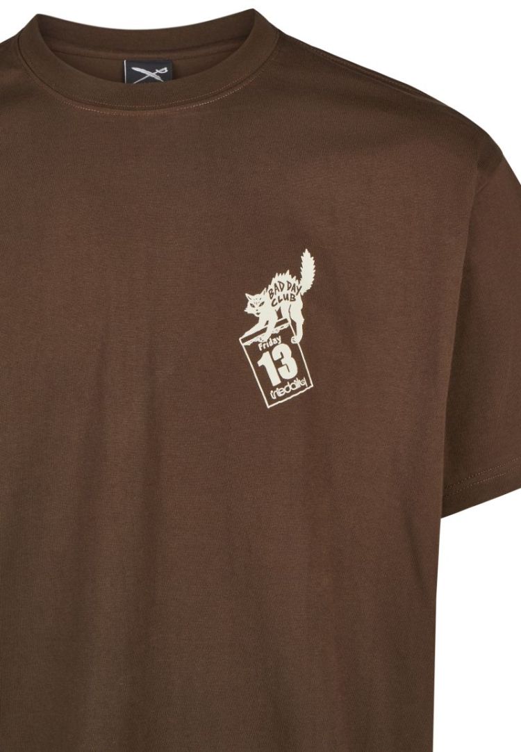Bad Day Club T-Shirt 549 dark coffee