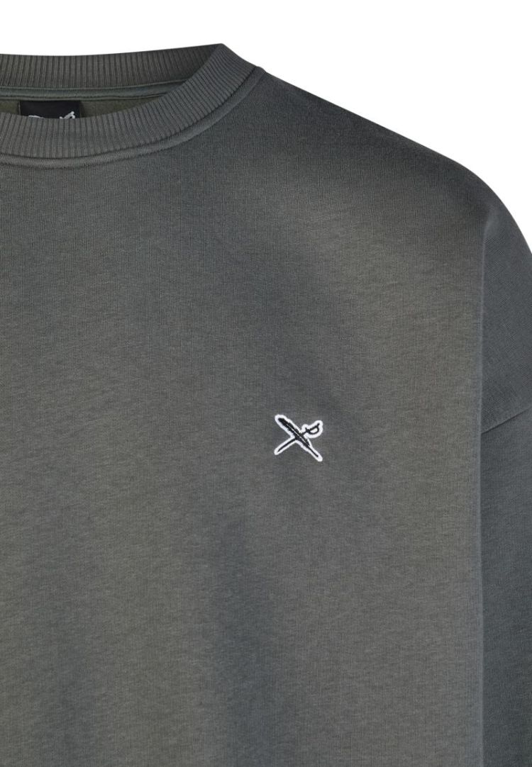 Flagloose Crewneck 464 dark jungle