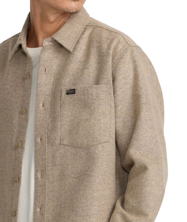 DAYSHIFT SOLID FLANNEL LS WHE WHEAT
