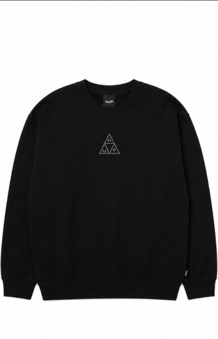 Crew Triple Triangle Embroi Black/Grey