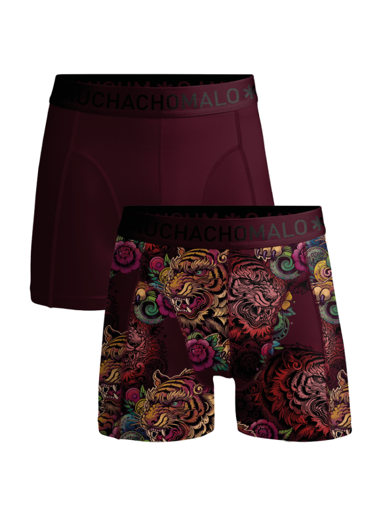 Boxer Men 2-pack Print/red