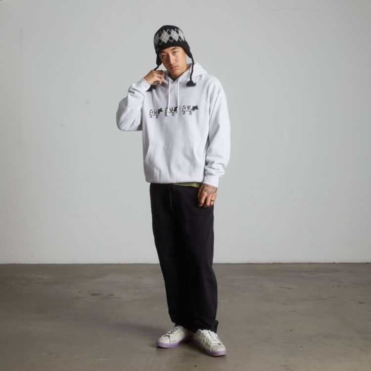 Moo po hoodie Heather Grey