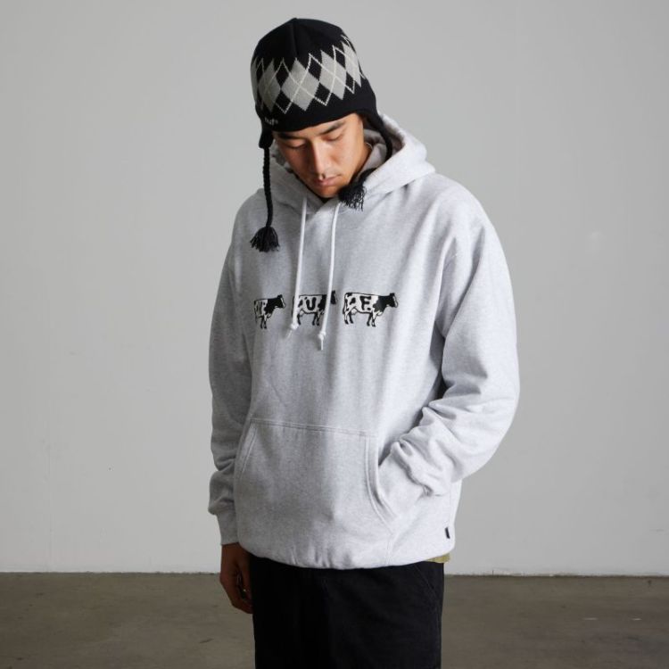 Moo po hoodie Heather Grey
