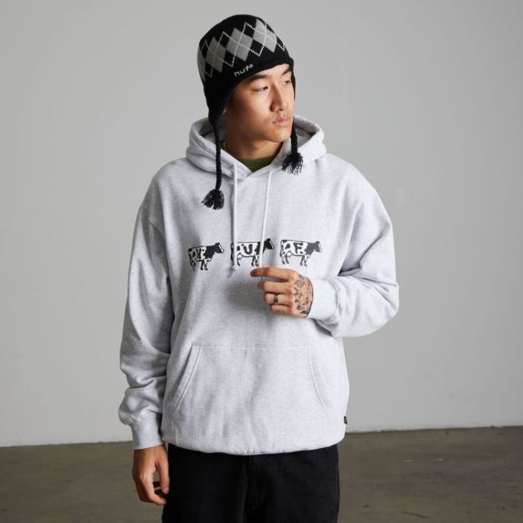 Moo po hoodie Heather Grey