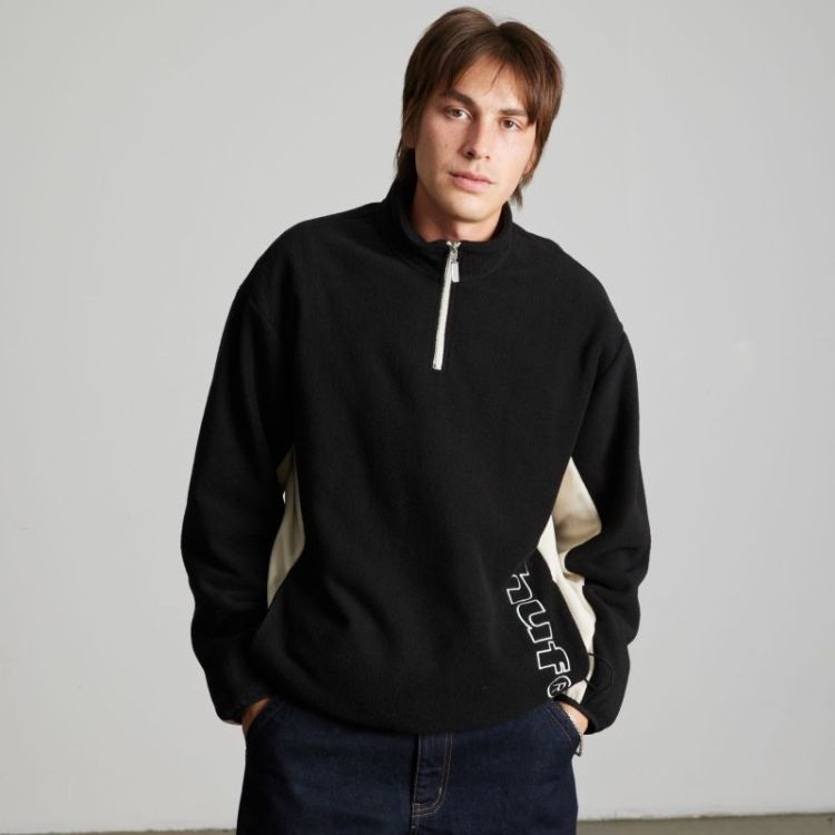 Basecamp Quarter zip polar fle Black