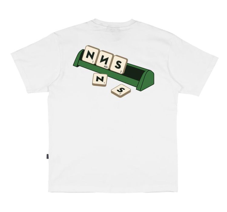 Scrabble Tee White White