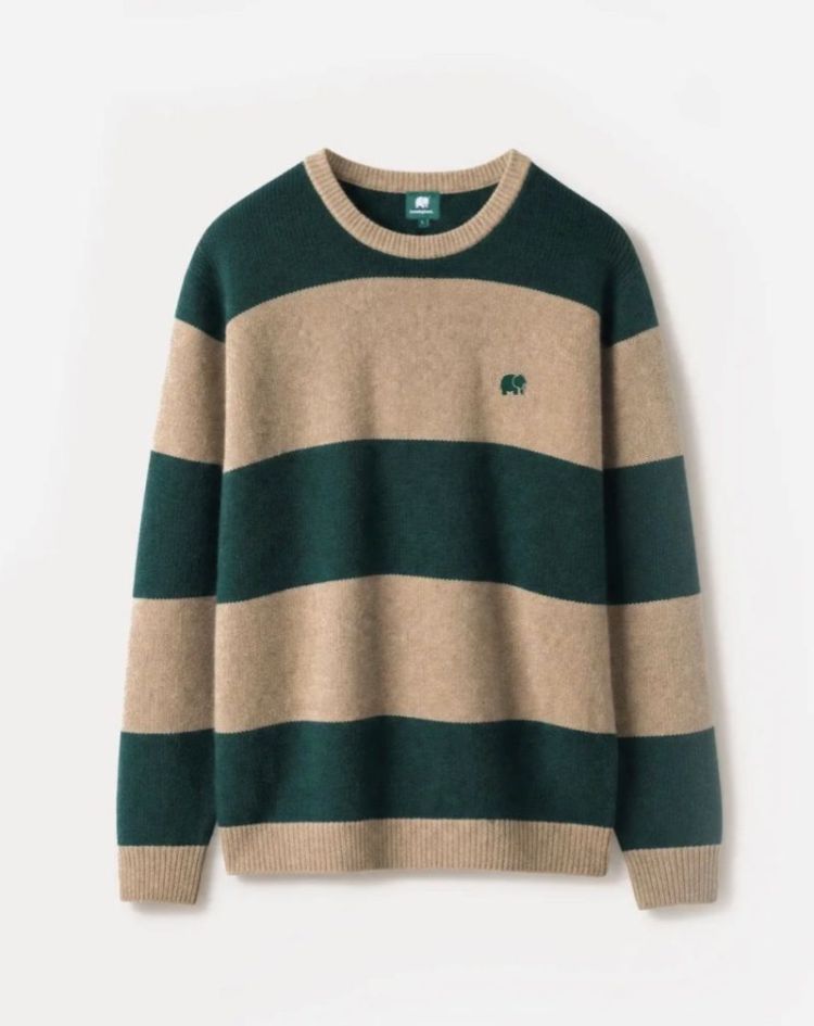 Sella Knit Pine Green/Brow