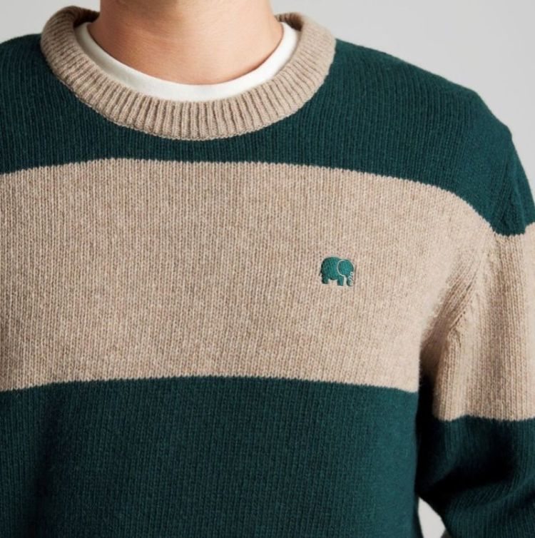 Sella Knit Pine Green/Brow